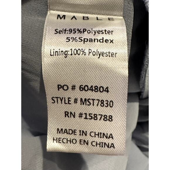 Mable – Juno Tied Detail Top and Shorts Set – Blue – S - Picture 5 of 12